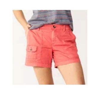 Sonoma Goods For Life Comfort Waist 5" Utility Shorts